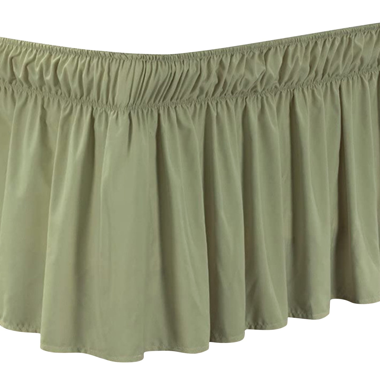 Solid Color Bedding Elastic Bed Apron Dust Proof Bedspread Non Slip Bed