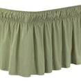thumbnail image 1 of Solid Color Bedding Elastic Bed Apron Proof Bedspread Non Bed Skirt *Mint Green Furniture Protector for Parquet Large, 1 of 7