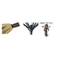 thumbnail image 1 of 11' Aluminium Marché Umbrella Collier Inclinable DV Mat Noir/pacifica/capri, 1 of 2