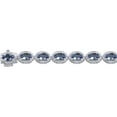 thumbnail image 3 of 6-1/2 Carat T.W Diamond and Oval Tanzanite Sterling Silver Fashion Bracelet, 7.0", 3 of 3
