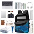 thumbnail image 3 of Subnautica-theme Backpack, Campus style schoolbag Bookbag with Adjustable Shoulder Straps And Large Zip Compartment, Unisex Travel Bags., 3 of 6