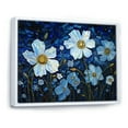 thumbnail image 2 of Designart "Dreamy Moonlit Wildflower Fields" Wildflowers Floater Framed Wall Decor, 2 of 5