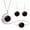 D, variant on 12 Constellations Moon Pendant Jewelry Set - European-Style Astrological Necklace & Bracelet Earrings, Perfect Birthday Gift