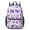 Black-3, variant on 17 Inch Lightweight Backpack,PVC Waterproof Oxford Fabric, Ergonomically Designed, with Large Capacity, Monarch Butterfly Aesthetic
