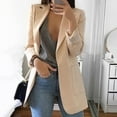 thumbnail image 6 of Skymirror Blazer Lapel All-match Open Front Stylish Women Suit for Daily Life, 6 of 8