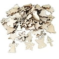 thumbnail image 1 of 50x Adornos de con Pintura Adornos Decoraciones Colgantes de Navidad, 1 of 6