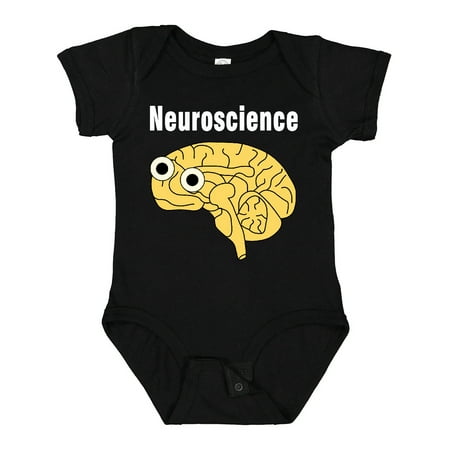 

Inktastic Neuroscience Brain White Text Gift Baby Boy or Baby Girl Bodysuit