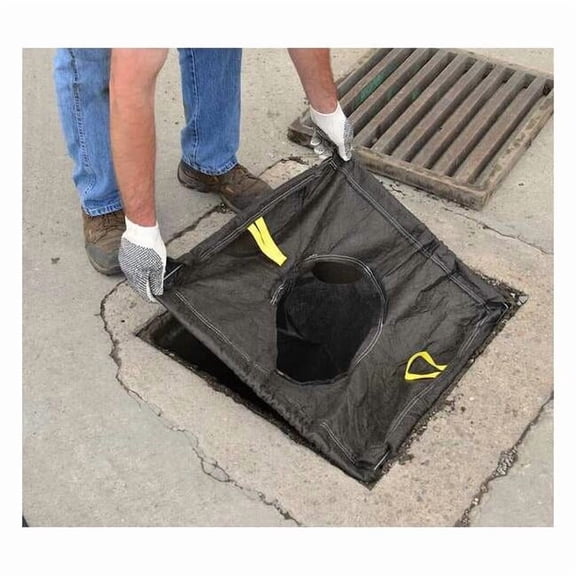 Enpac Catch Basin Insert,500 gpm,Black 4343