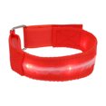 thumbnail image 1 of Homoyoyo 1Set Running Rechargeable Light Arm Glowing Wristband Adjustable Lightweight For Outdoor Activities, 1 of 7