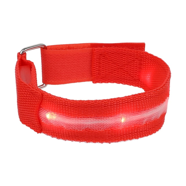 Homoyoyo 1Set Running Rechargeable Light Arm Glowing Wristband Adjustable Lightweight For Outdoor Activities