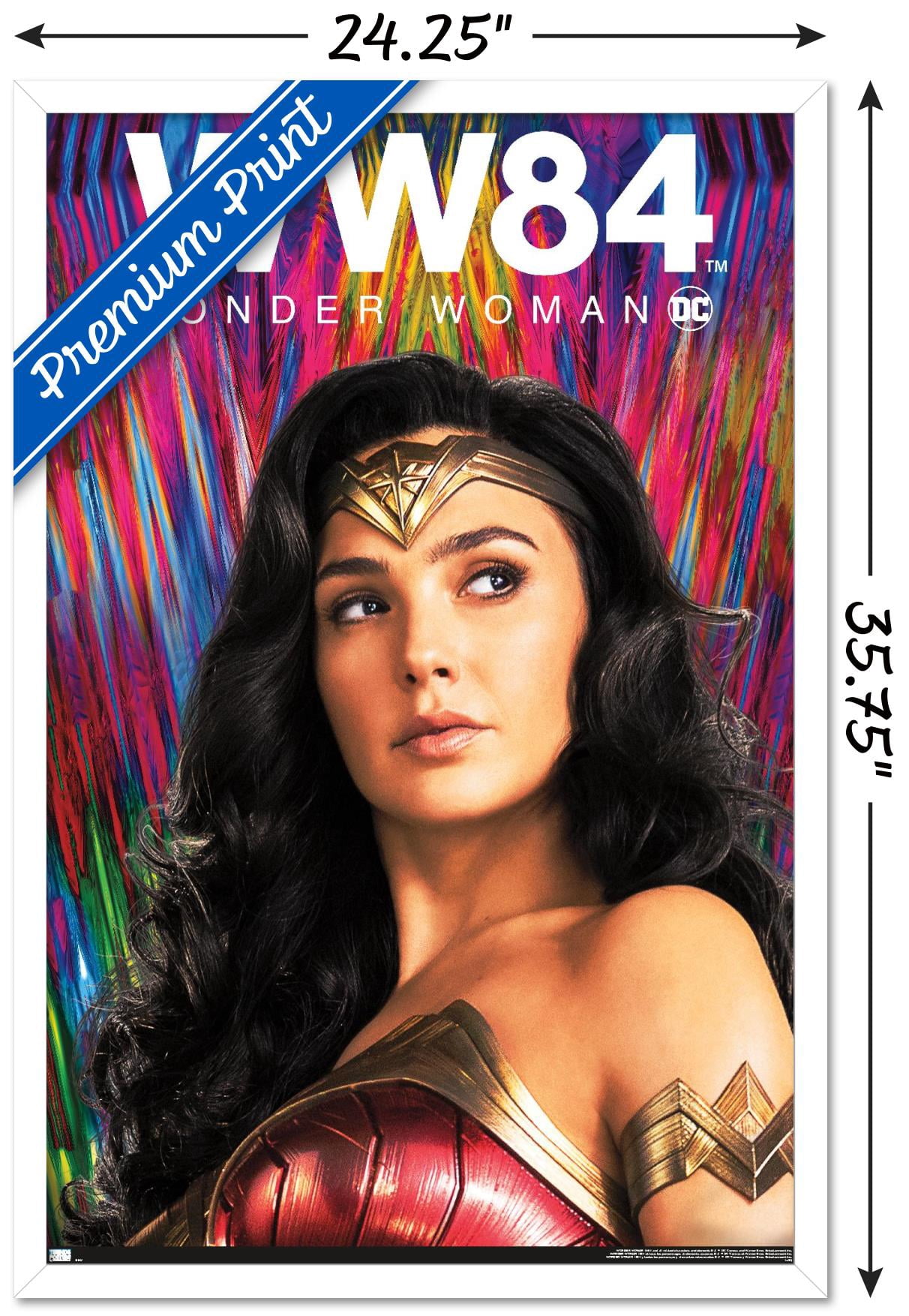 DC Comics Movie - Wonder Woman 1984 - Pose Wall Poster, 22.375" x 34", Framed
