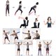 thumbnail image 5 of Banda de resistencia de yoga de 59 x 5.9 pulgadas, banda de ejercicio, bandas de estiramiento para fisioterapia, fitness y pilates., 5 of 7