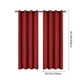 thumbnail image 3 of Uuiauoio Blackout Curtains with Grommet Top, Thermal Insulated and Sound Reducing Window Treatment for Bedroom and Living Room, for Modern Home Decor, 3 of 6