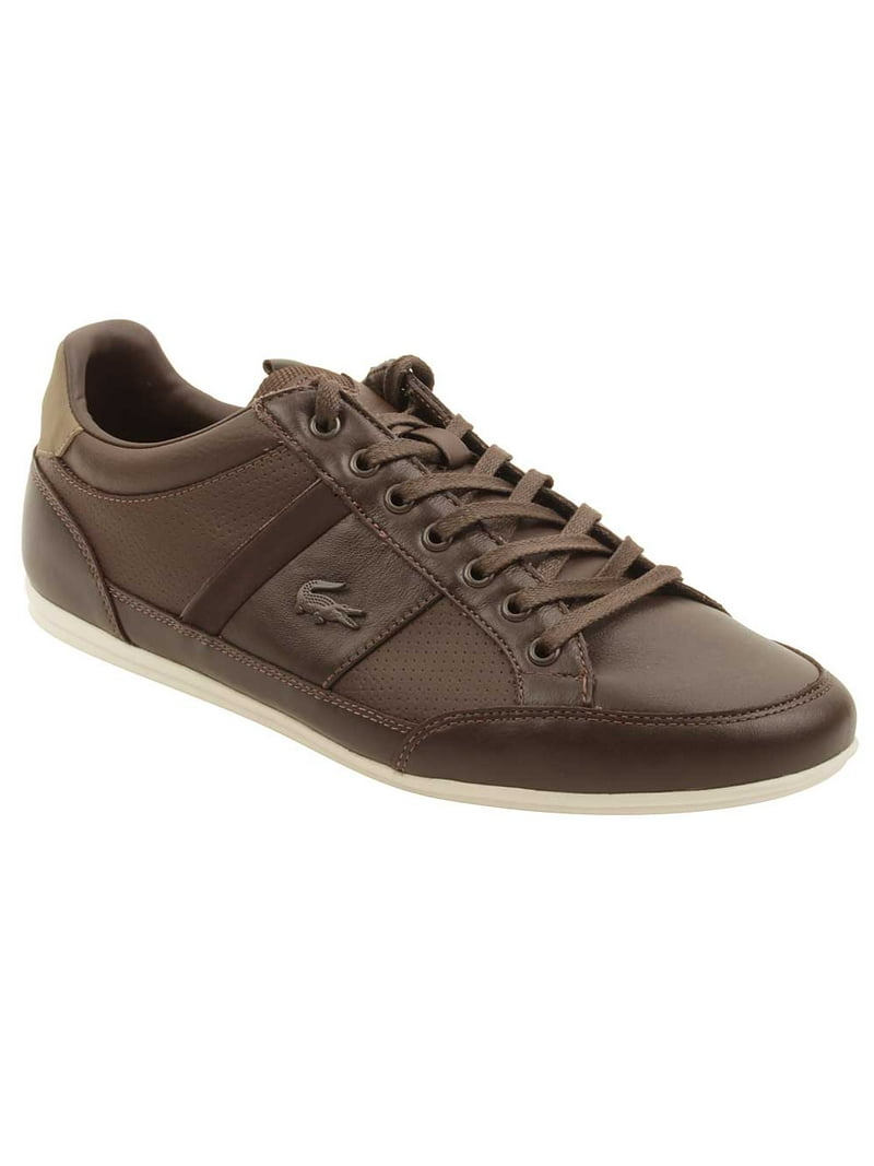 Lacoste Mens Chaymon PRM Sneakers in Dark Brown - Walmart.com