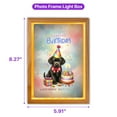 thumbnail image 5 of Happy Birthday Cute Puppy Labrador Retriever with Cake Gifts Party Hat Acrylic Plaque with Wood Photo Frame Box Lab Dog Lover Gifts Light Box - 00029, 5 of 5