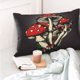 thumbnail image 4 of Fotbe Red Mushrooms Funda de Almohada Decorativa Estilo Occidental, Lujo en Algodón, Fundas para Almohadas King, Cojín Estampado para Decoración del Hogar-16"x24", 4 of 6