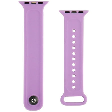 Premium Adjustable Silicone Watch Band for the 38mm Apple Watch - Light Purple (Refurbished)