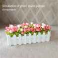 thumbnail image 4 of Plantas de flores artificiales Monstrate Valla Maceta Falso Rosa Type3 NO3, 4 of 6