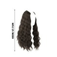 thumbnail image 2 of Long Curly Deep Synthetic Lace Front Wig T Part Glueless Heat Hairstyle For Women Daily Party Use, 2 of 3