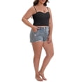 thumbnail image 2 of INSPIRE CHIC Women's Adjustable Spaghetti Straps Wireless Padded Camisole Slim Fit Sweetheart Neck Solid Invisible Tank Top XL Black, 2 of 5