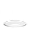 Continental 1002WH White Lid For Round 10 Gal Huskee Receptacles