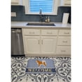 thumbnail image 3 of Icelandic Sheepdog Machine Washable Memory Foam Mat Blue, 3 of 4