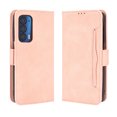 thumbnail image 1 of Case for Motorola Edge 2021 Cover Adjustable Detachable Card Holder Magnetic closure Leather Wallet Case - Pink, 1 of 5