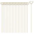 thumbnail image 2 of 20Pcs Gold Floral Card Holder Clip,Metal Floral Place Card Holder, 12 Inch Heart Shape Flower Picks for Wedding, Metal Wire Floral Place Card Holder, 2 of 9