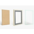 thumbnail image 4 of Ensemble de Cadres Photo en Plastique - 2 Pcs Cadre Photo Rectangulaire 4x6 Pouces Cadre de Table, 4 of 10