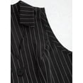 thumbnail image 5 of Women's Lapel Sleeveless Vest & High Waist Wide Leg Pants Casual 2 Piece Outfit Set, 5 of 6