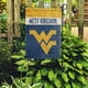 thumbnail image 4 of Bandera de jardín FOCO NCAA West Virginia Mountaineers 45 x 30 cm, 4 of 4