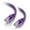 Purple, variant on 35 ft. Cat5E Snagless Unshielded UTP Ethernet Network Patch Cable, Black
