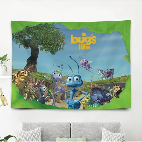 A Bug's Life Tapestry Wall Hanging for Bed Room  Wall Decoration for Kids