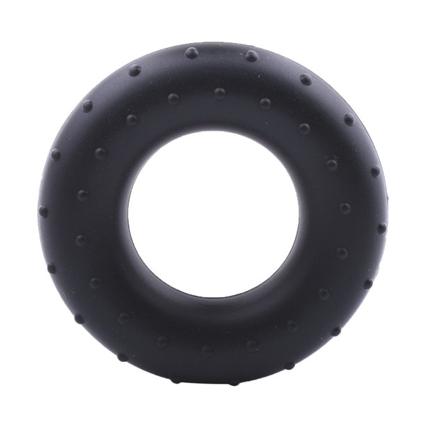 Naiovety Ejercitador de silicona para muñeca de mano, fortalecedor reutilizable antideslizante portátil, entrenador de fuerza de agarre, aumento de Accesorios para máquinas de ejercicios Negro Naiovety OD028113-01
