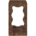 thumbnail image 4 of Meridian Furniture Vassa Brown Burl Veneer End Table, 4 of 11