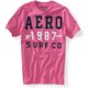 thumbnail image 1 of Camiseta gráfica Aeropostale Mens 1987 Surf Co rosa XX-Large, 1 of 1