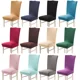 thumbnail image 2 of Funda elástica de LICRA para silla de comedor, cubierta de Color sólido para boda, Hotel, banquete y comedor, 2 of 5