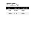 thumbnail image 6 of Capezio Ultra Soft Self Knit Waistband Transition® Tight - Girls, 6 of 6