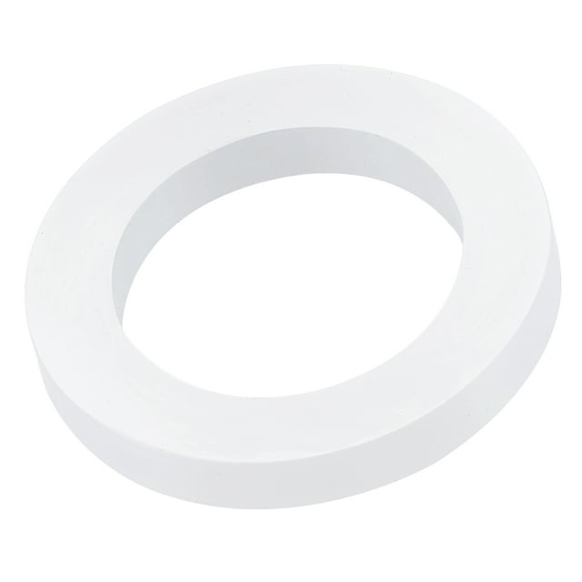 Unique Bargains Rondelle Plate en Silicone 1-1/4 Pieds DN32 Connecteur Rapide Blanc