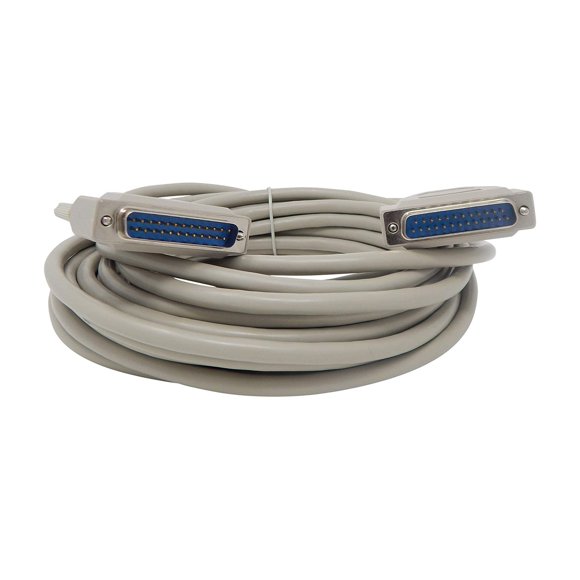 Your Cable Store Cable De Puerto Serie Db25 De 25 Pines Macho/Macho Rs232 De 25 Pies