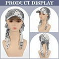 thumbnail image 6 of 4 Pcs Summer Cancer Headwear for Women UV Protection Chemo Head Scarfs Headscarf Outdoor, 6 of 6