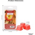thumbnail image 2 of Hosley Set of 6 Assorted Wax Melts, Apple Cinnamon & Caribbean Breeze & Eucalyptus Mint & Lavender Fields & Rustic Sandalwood & Sweet Pea Jasmine, 6 Count, 2 of 10