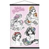Disney Princess - Sketch Wall Poster with Wooden Magnetic Frame, 22.375" x 34"
