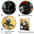 thumbnail image 3 of Designart "Surreal Journey On A Motorcycle I" Motorcycle Wall Art Prints, 3 of 7