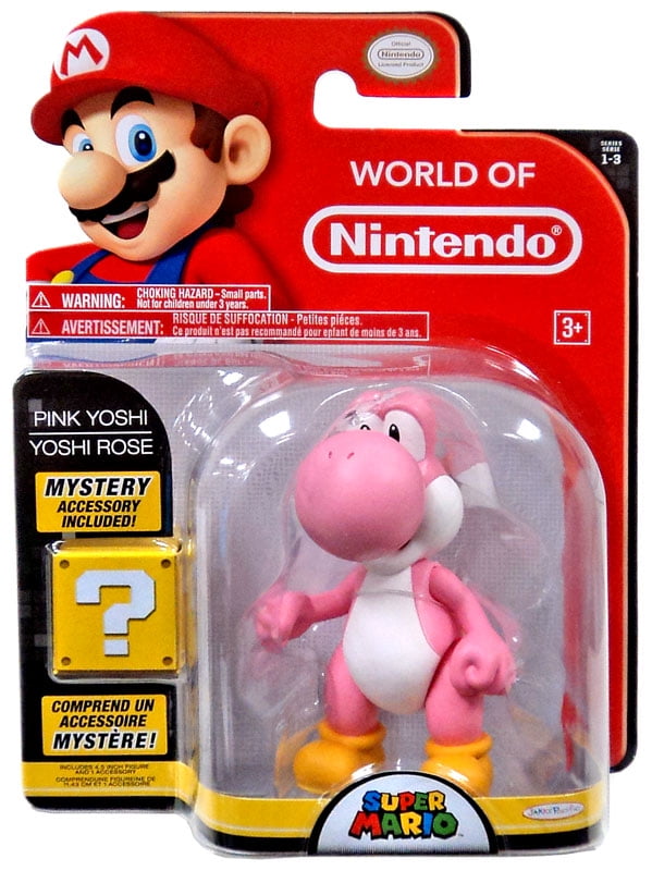 World of Nintendo Series 3 Pink Yoshi with Egg Action Figure