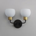 thumbnail image 2 of 11272SWBZSBR Maxim Lighting Coraline-2 Light Wall Sconce-14.5 Inches wide by 10.5 inches high-Bronze Rupert Finish, 2 of 5