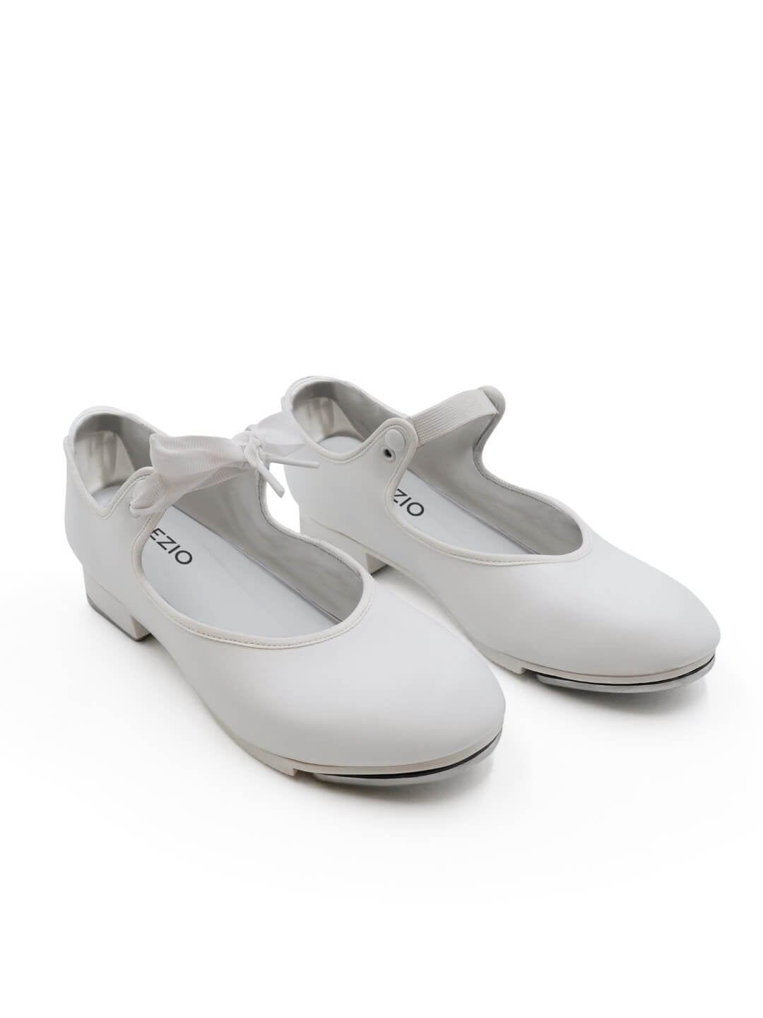 Capezio Shuffle Tap Shoe - Child | White - Girls