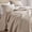 Linen, variant on Queen Size Linen Quilt Set, Breathable Box Stitched European Flax Bedding Set with 2 Pillow Shams, 90" x 96"