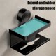 thumbnail image 4 of Portarrollos de papel higiénico con ventosa para baño, montaje en pared sin taladrar, diseño compacto para dispensar un solo rollo con construcción de aleación y fácil limpieza., 4 of 6