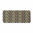 thumbnail image 1 of Tropical Computer Mouse Pad, Graphic Pattern of Tropical Exotic Pappy Fruits Such as Mango Rambutan and Guava, Rectangle Non-Slip Rubber Mousepad X-Large, 35" x 15", Multicolor, by Ambesonne, 1 of 2